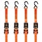 Black & Decker 12' x 1 in Ratchet Straps, 1500 lb, 4PK BDX1006 - alternate 1